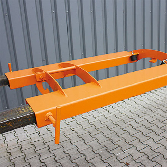 Fassgreifer für liegende Sicken-Fässer 1 x Fass - Tragkraft 300 kg - Orange