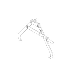 Fass-Scherengreifer für Kran - 1 x Fass - Tragkraft 360 kg - Feuerverzinkt