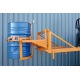 Fasskipper mit Kette - für 200 l Stahl-Sickenfässern - Tragkraft 360 kg - Orange