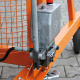 Fass Car mit Kurbel - mechanisch - 1 x Fass - Tragkraft 350 kg - Orange