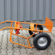 Fasswagen mit luftgefüllten Reifen - 1 x Fass - Tragkraft 300 kg - Orange