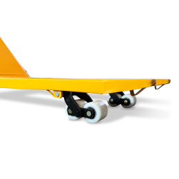 Hubwagen HEU25PAT 2,5 t Tragkraft Nylon Tandem Gabelhubwagen Polyamid