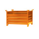 Vollwand Stapelpalette - 1000 x 800 x 750 mm - Traglast 2000 kg - Orange