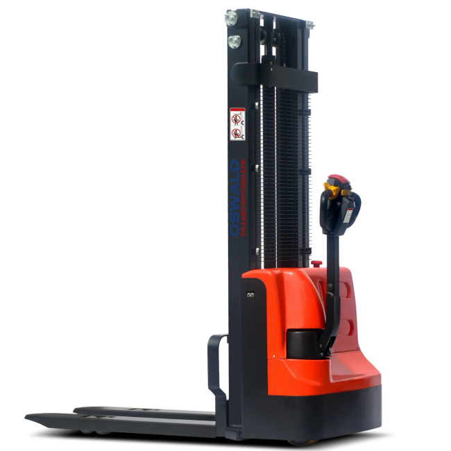 Deichselstapler OSWALD RD1230 1,2 t - 3 m Hubhöhe elektrischer Hochhubwagen