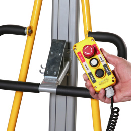 Ergonomischer Hubtisch EHT1017 100 kg Tragkraft, 1700 mm Hubhöhe semi-elektrisch