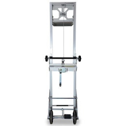 Materiallift ML90, klappbar mit Plattform, 90 kg Tragkraft, 1550 mm Hubhöhe