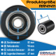 Hubwagenrolle Polyurethan schwarz 82 x 90 mm, Achse 20 mm inkl. Kugellager - Ersatzrolle