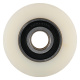Hubwagen Rolle Polyamid Nylon 80 x 100 mm, Achse 20 mm inkl. Kugellager - Ersatzrolle