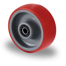 Polyurethan Einbaurad 100 mm auf Polyamid-Felge mit...