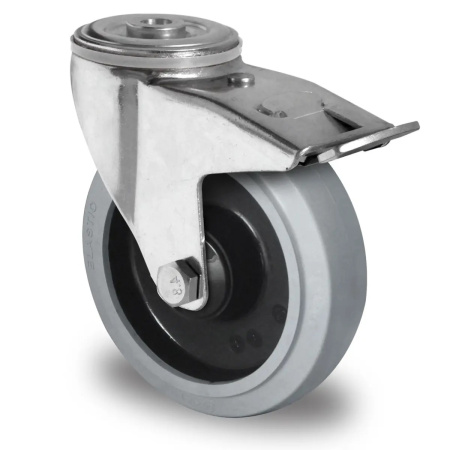 Rückenlochlenkrolle mit Feststeller