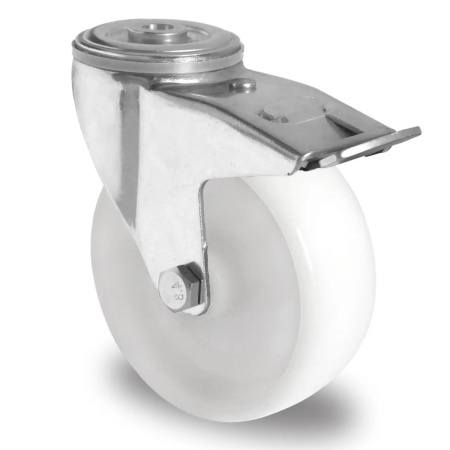 Rückenlochlenkrolle mit Feststeller