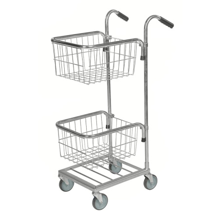 2 Körbe - verzinkt - 660 x 385 x 1.090 mm -