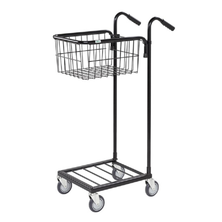 1 Korb - schwarz - 660 x 385 x 1.090 mm -